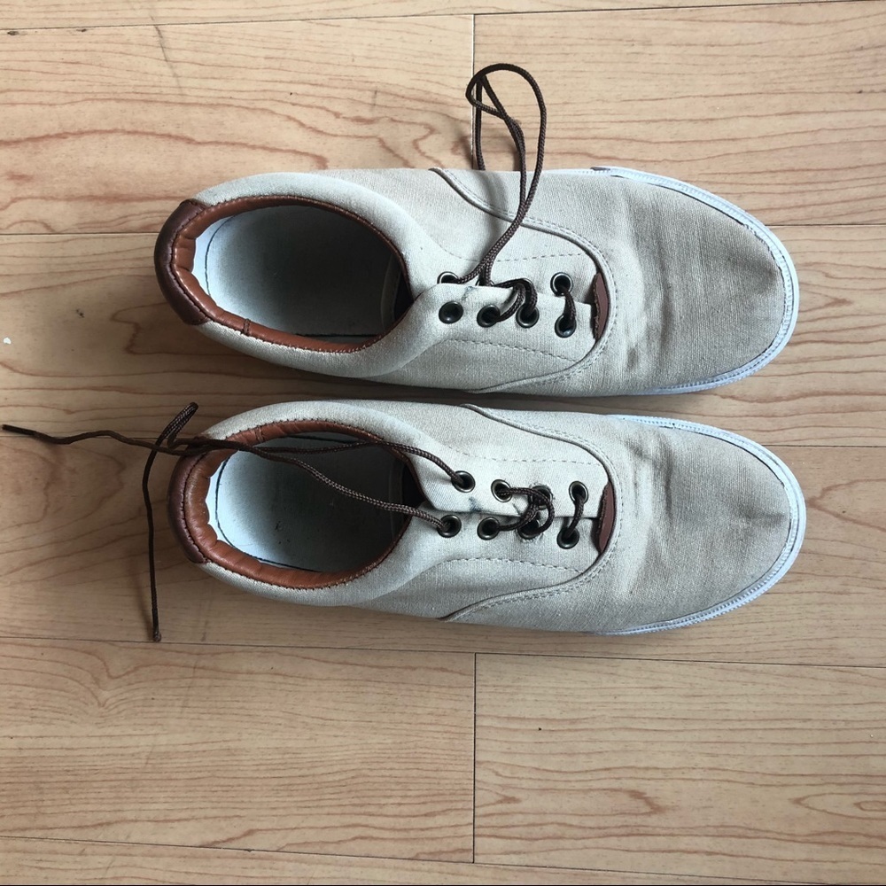 Ralph Lauren taupe shoes